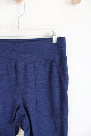 Lands' End Blue Athletic Leggings | 10/12