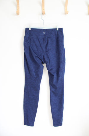 Lands' End Blue Athletic Leggings | 10/12