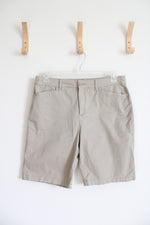 Croft & Barrow Tan Classic Fit Bermuda Shorts | 12