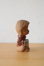 Ceramic Boy Playing Accordion Figurine