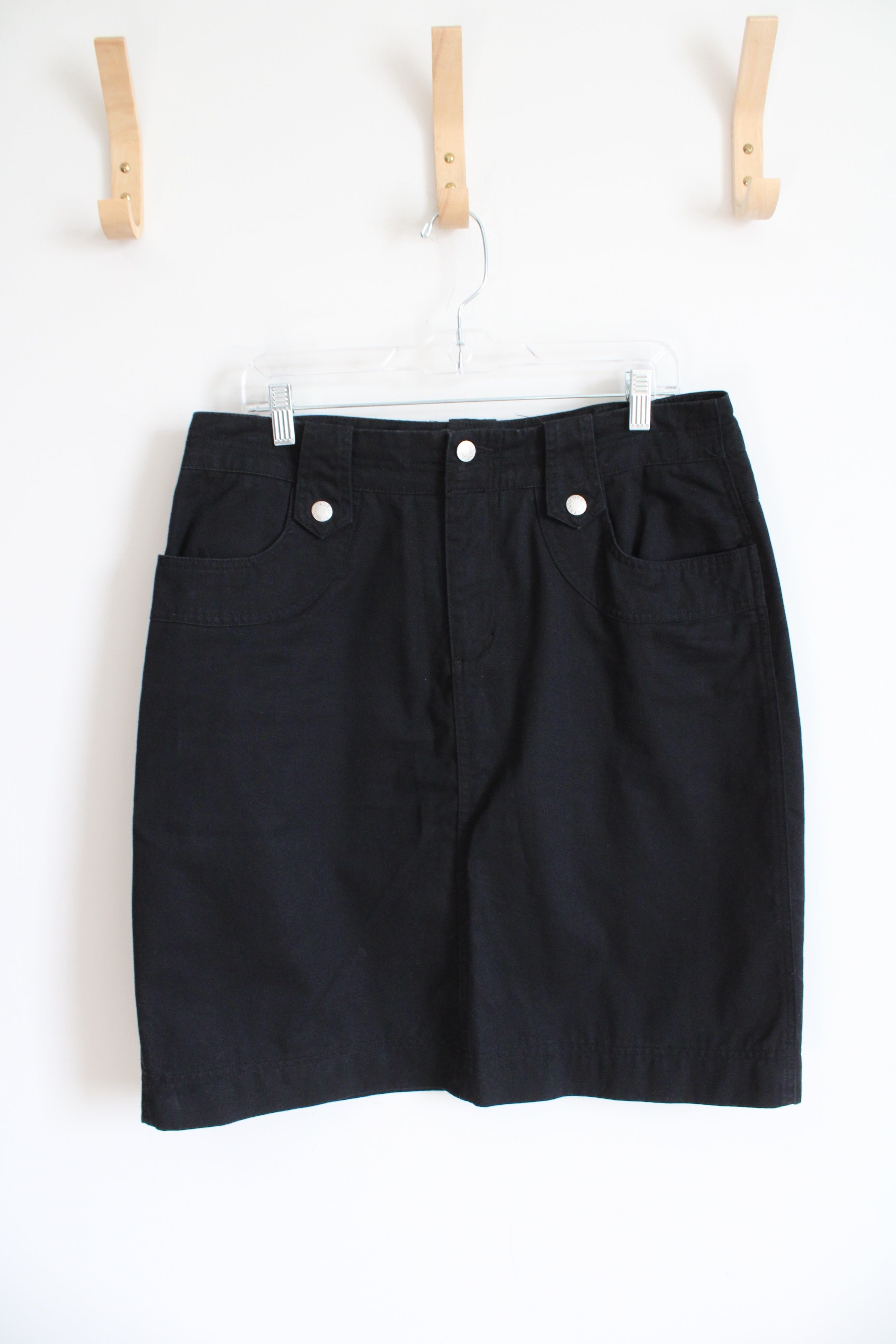 Mwah Black Denim Skirt | 16