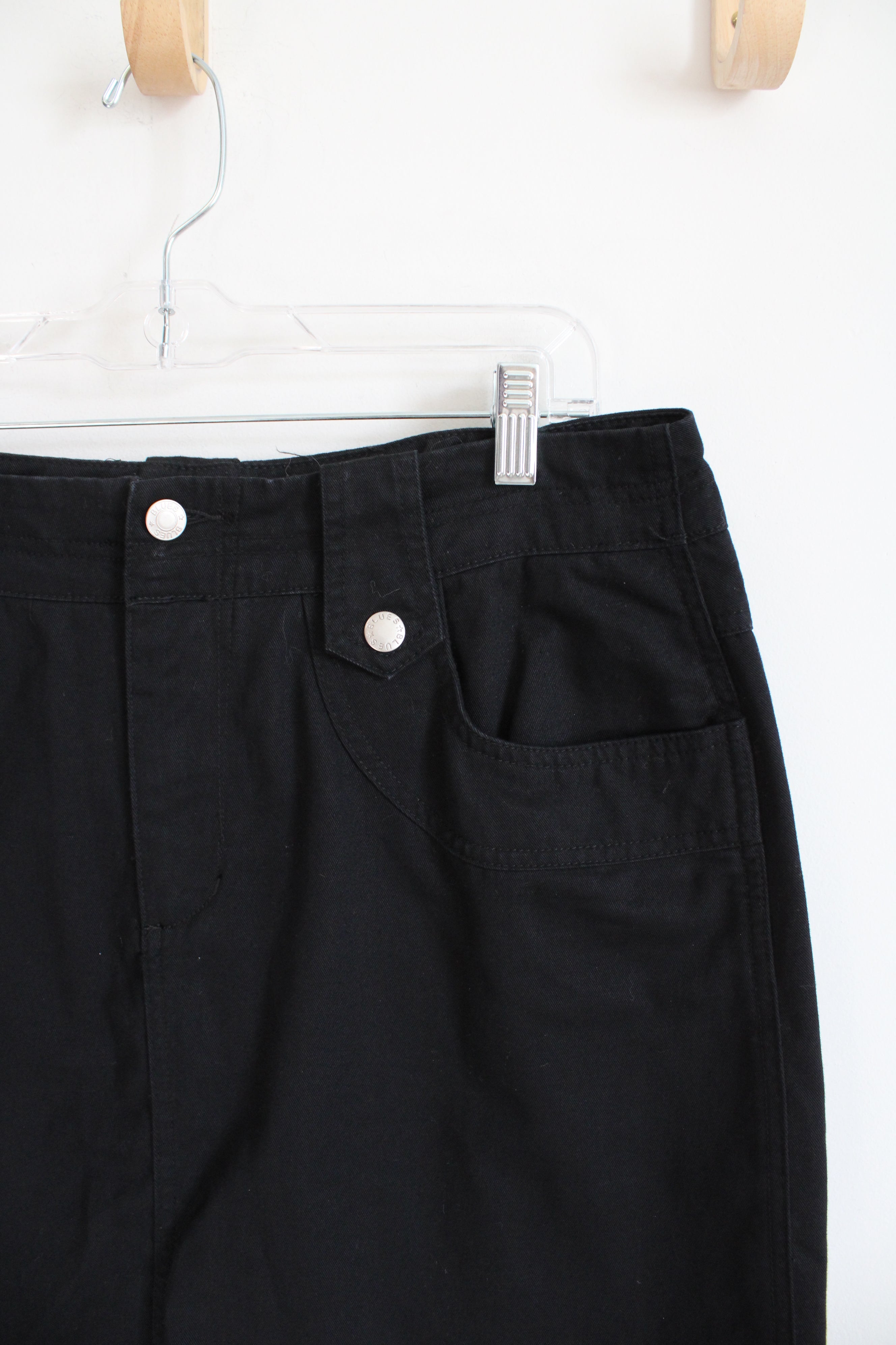 Mwah Black Denim Skirt | 16