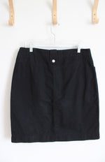 Mwah Black Denim Skirt | 16