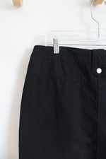 Mwah Black Denim Skirt | 16