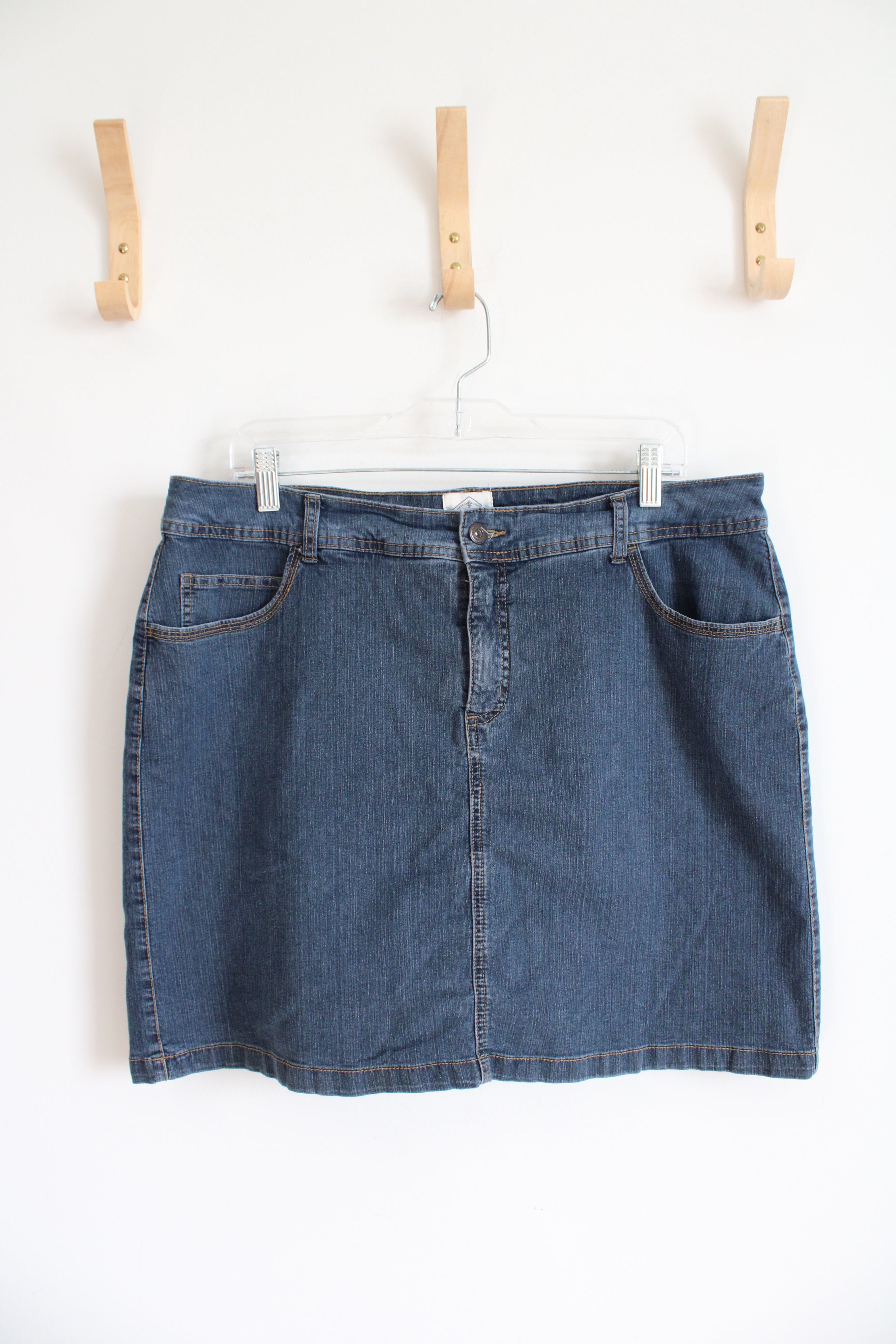 St. John's Bay Denim Skort | 16W