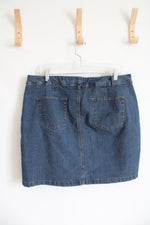 St. John's Bay Denim Skort | 16W