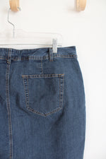 St. John's Bay Denim Skort | 16W