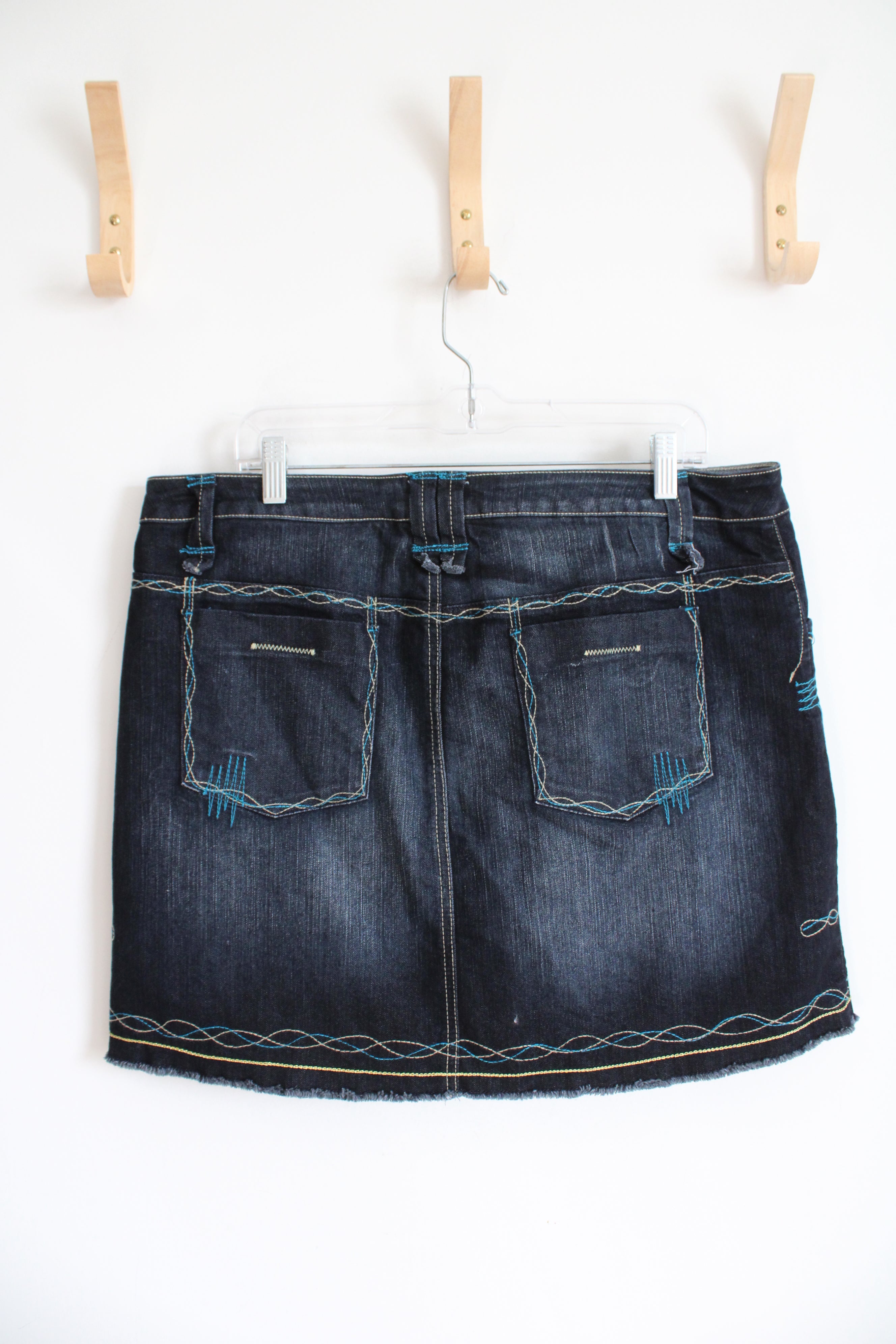 Venezia Embroidered Denim Skort | 16