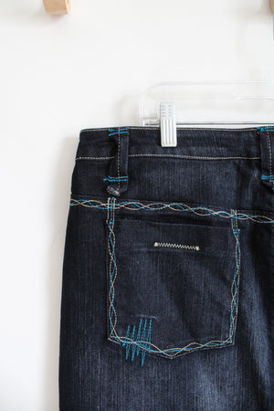 Venezia Embroidered Denim Skort | 16