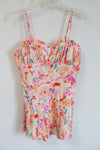 NEW Shein Peach Floral Romper | 6