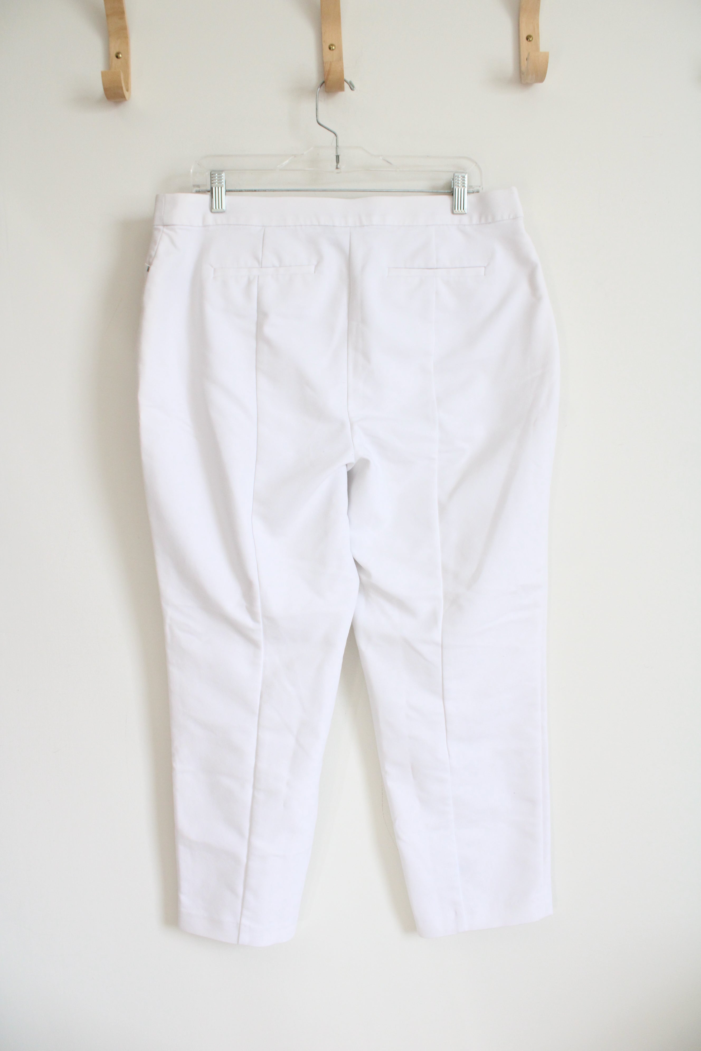 Rafaella Curvy White Trouser Pants | 14