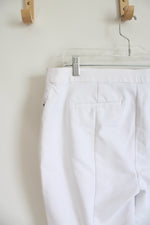 Rafaella Curvy White Trouser Pants | 14