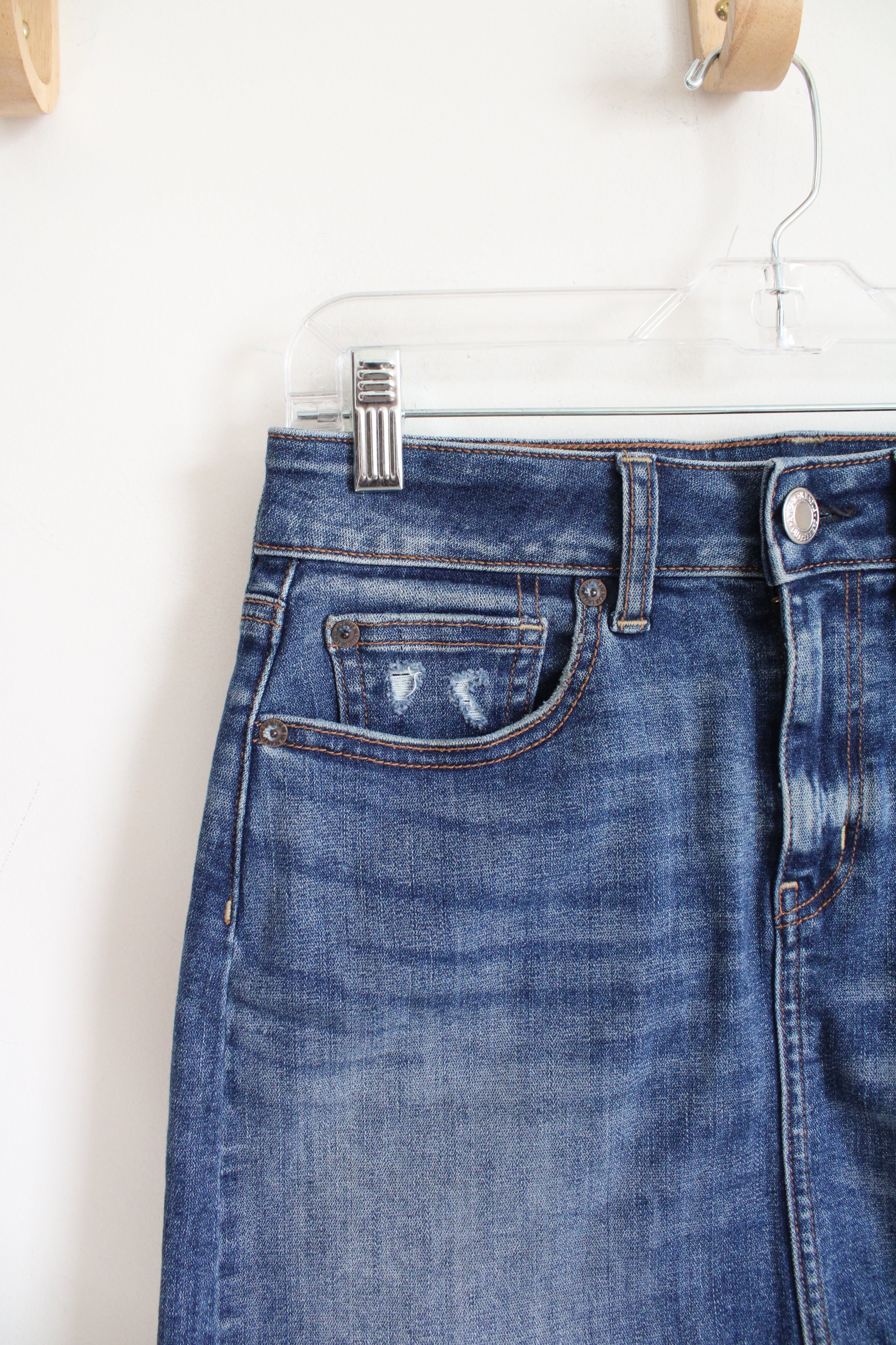 American Eagle Super Skinny Mini Jean Skirt | 4