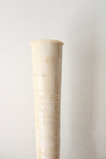 Tessellated Bone Tall Ivory Candlestick