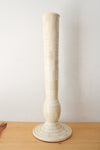 Tessellated Bone Tall Ivory Candlestick