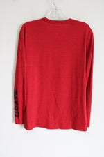 Nike Dri-Fit USATF Long Sleeved Red Shirt