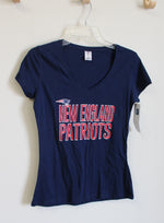 NEW NFL Team Apparel New England Patriots Football Tee | S