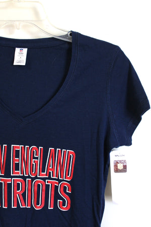 NEW NFL Team Apparel New England Patriots Football Tee | S