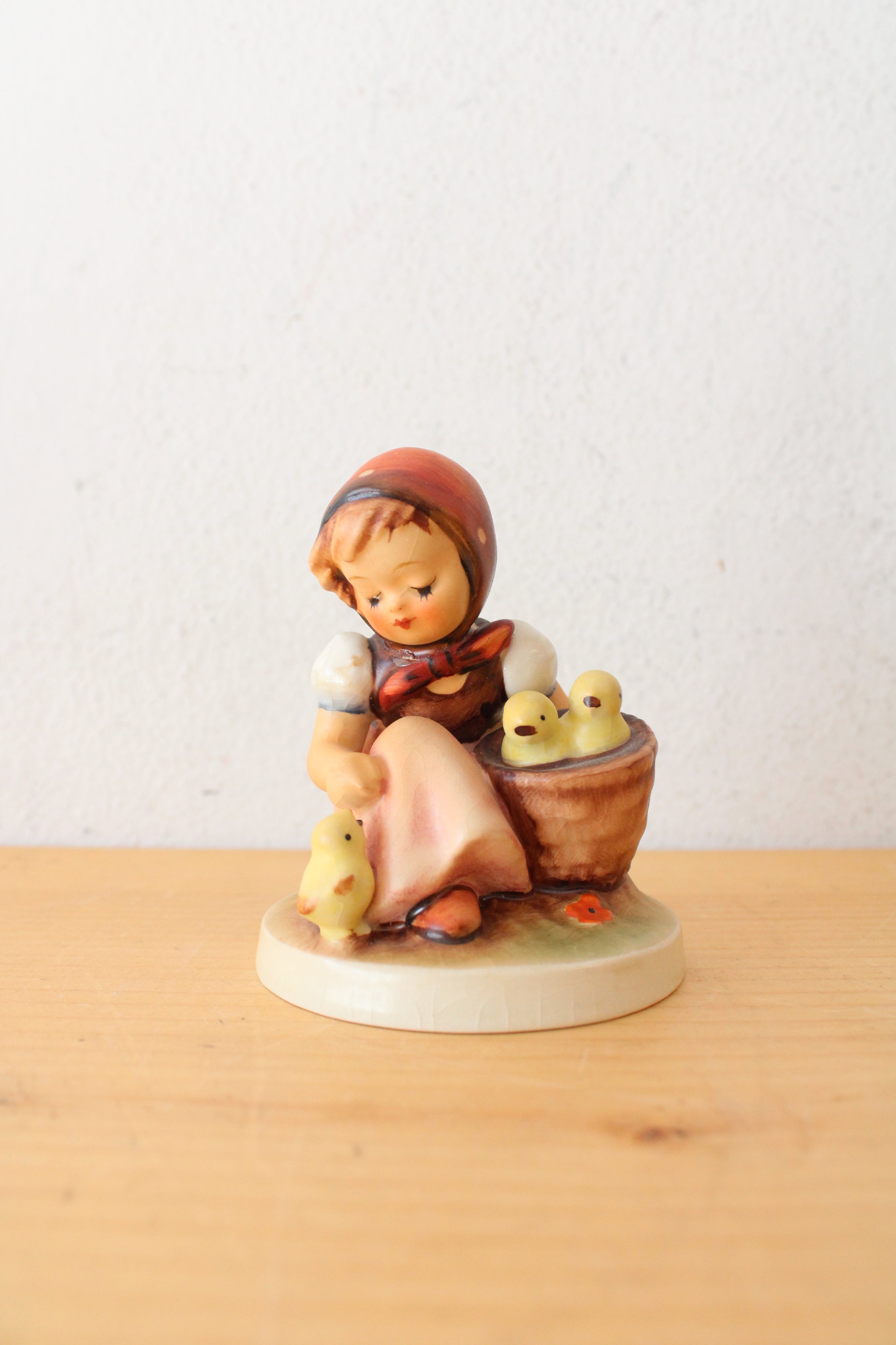 Goebel "Chick Girl" Ceramic Figurine