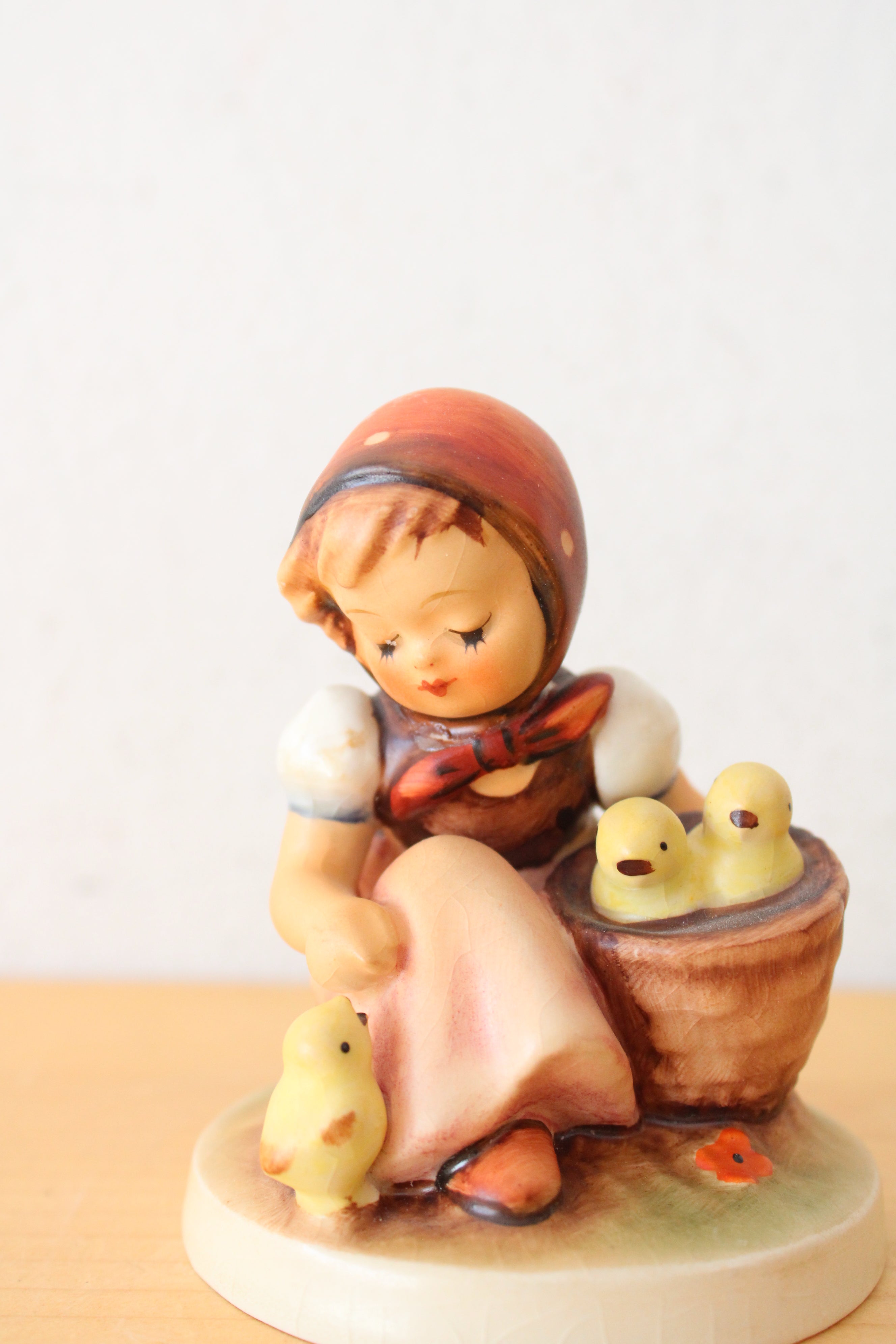 Goebel "Chick Girl" Ceramic Figurine