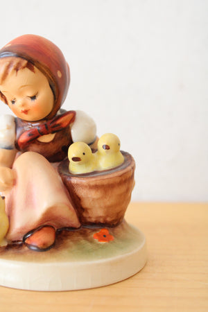 Goebel "Chick Girl" Ceramic Figurine