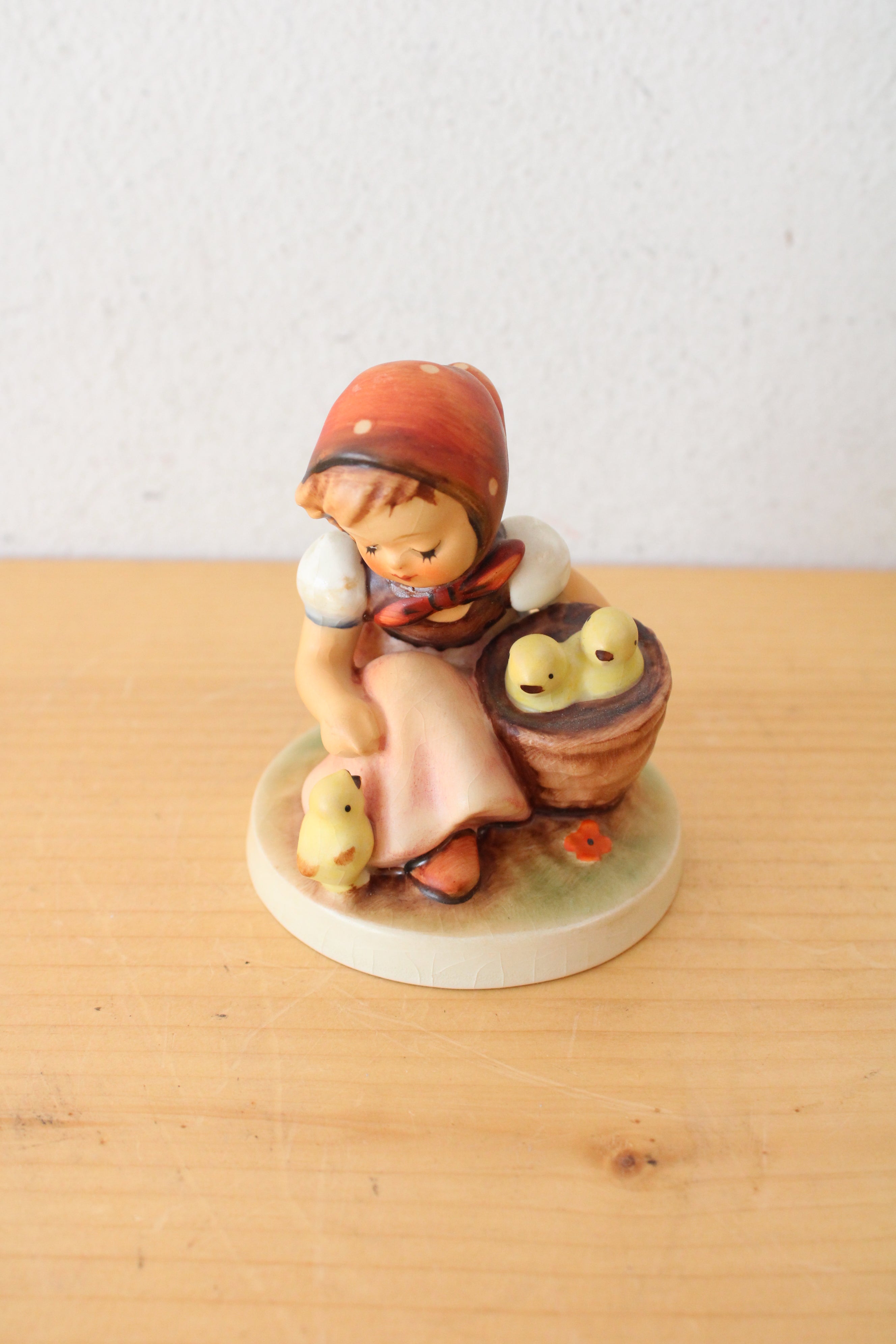 Goebel "Chick Girl" Ceramic Figurine