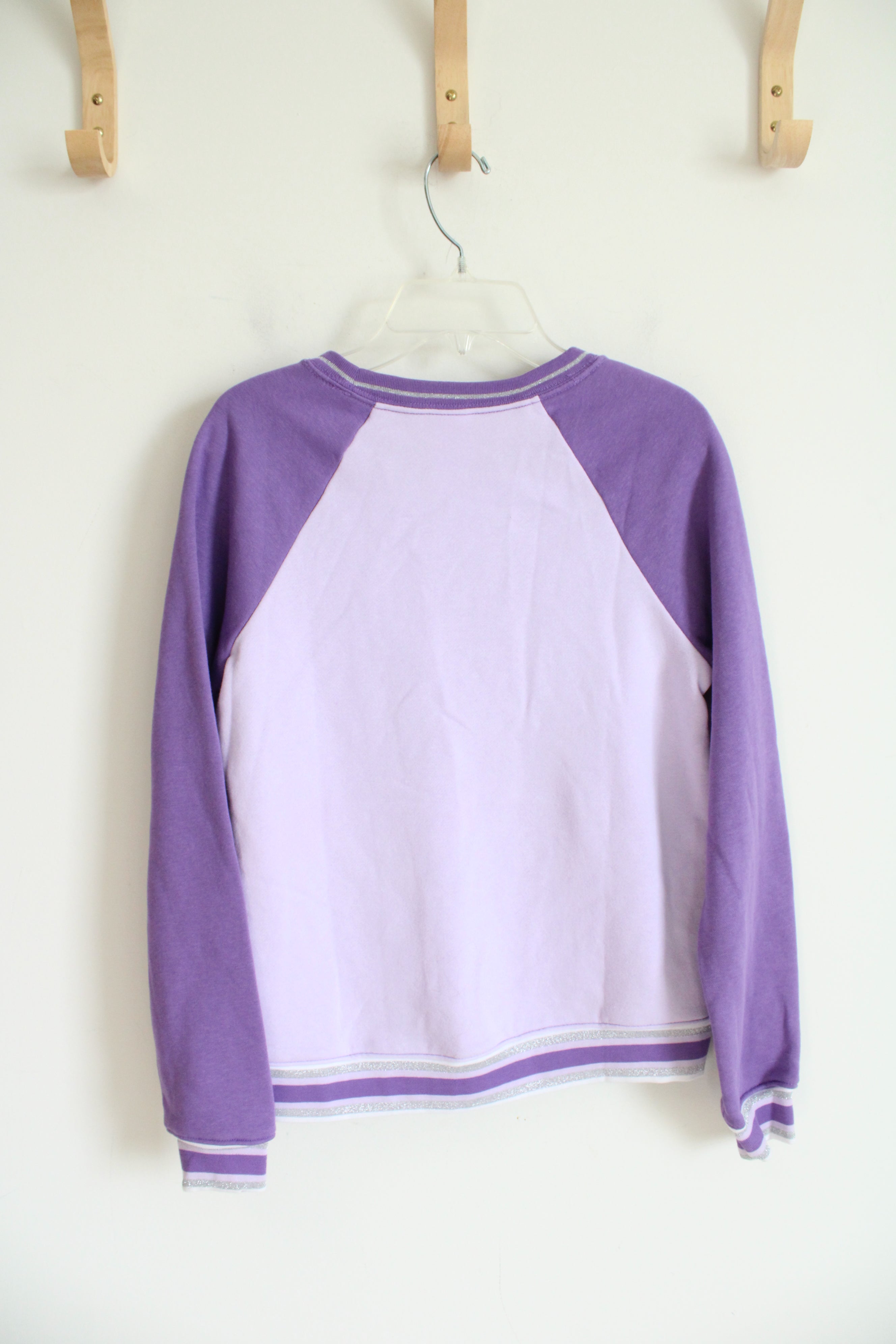 NEW Athletic Works Two-Toned Purple Sweatshirt | Youth XL (14/16)