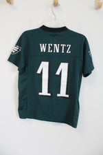 NFL Team Apparel Philadelphia Eagles #11 Wentz Jersey | Youth S (8)