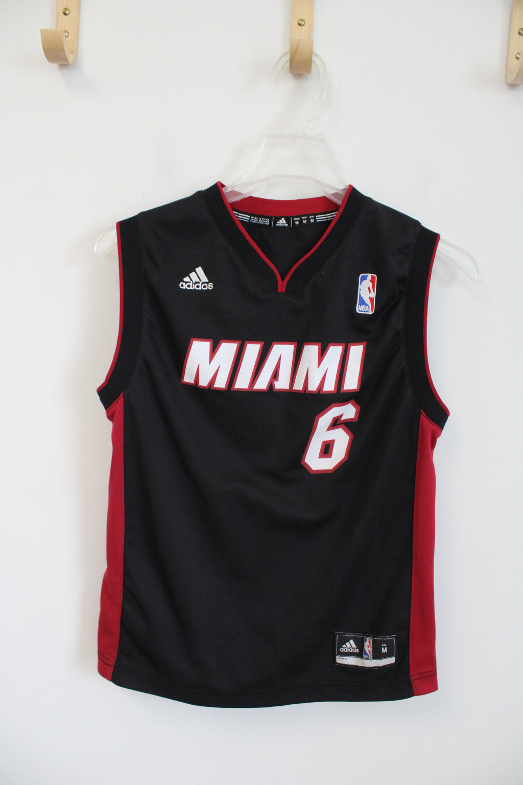 Adidas Miami Heat #6 James Basketball Jersey | Youth M (10/12)