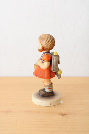 Goebel "School Girl With Backpack" Ceramic Figurine