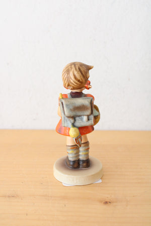 Goebel "School Girl With Backpack" Ceramic Figurine