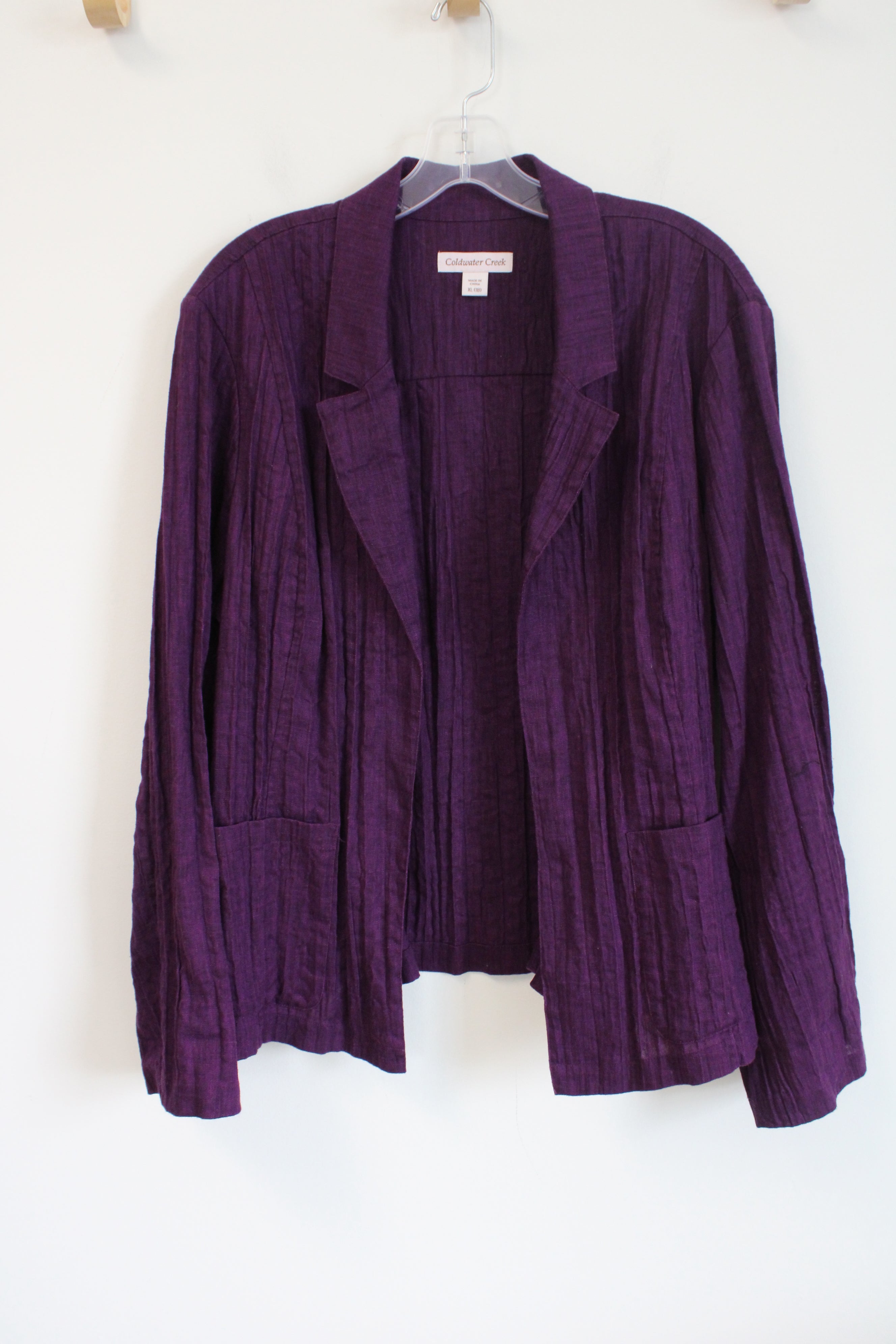 Coldwater Creek Purple Lightweight Cardigan | XL (18)