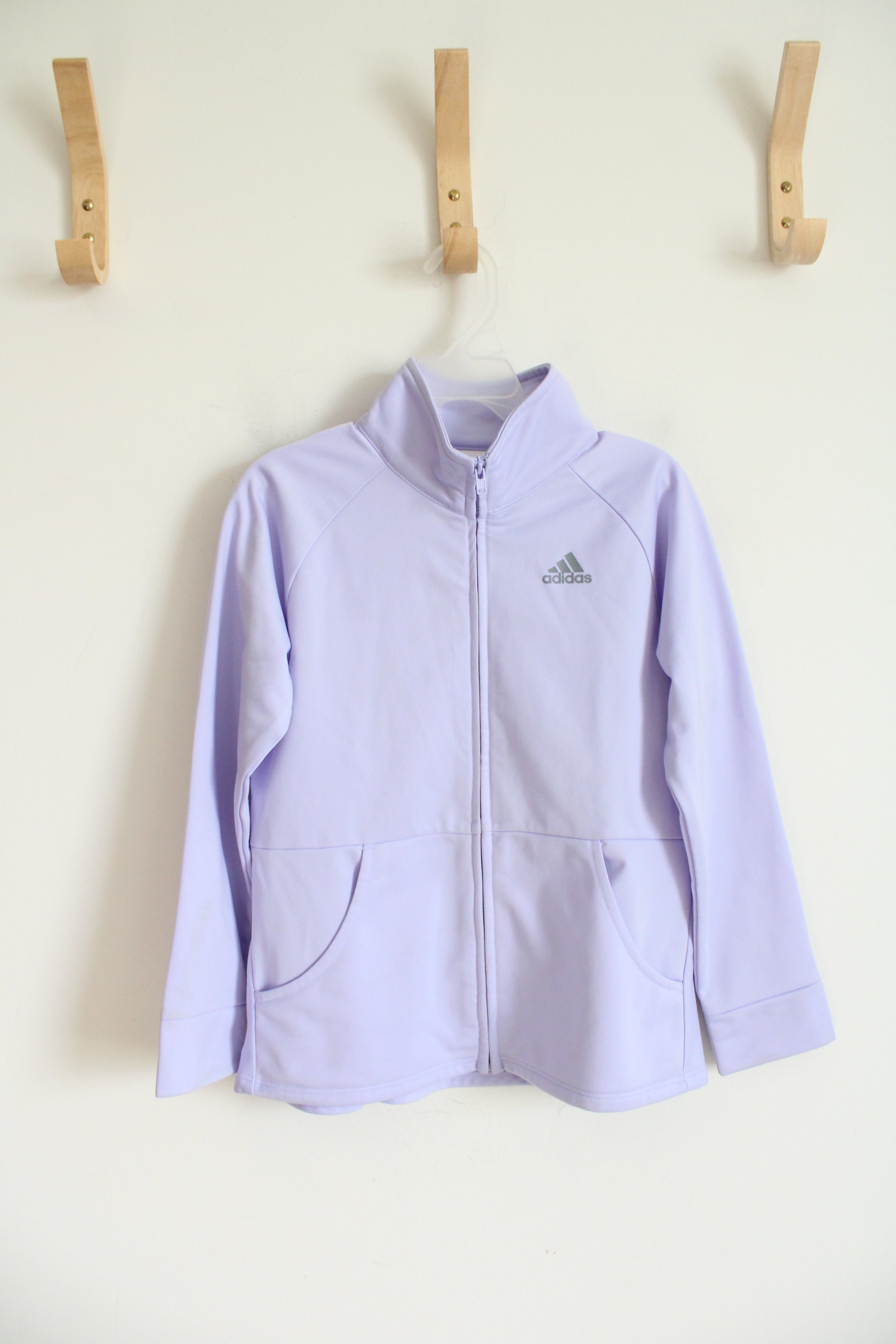 Adidas Lavender Full Zip Jacket | Youth 6