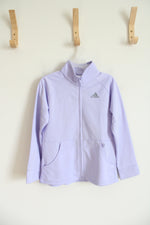 Adidas Lavender Full Zip Jacket | Youth 6