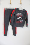 NEW Tuff Guys Gray & Red Epic Skills Soccer Hoodie & Sweatpants Set | Youth 5/6