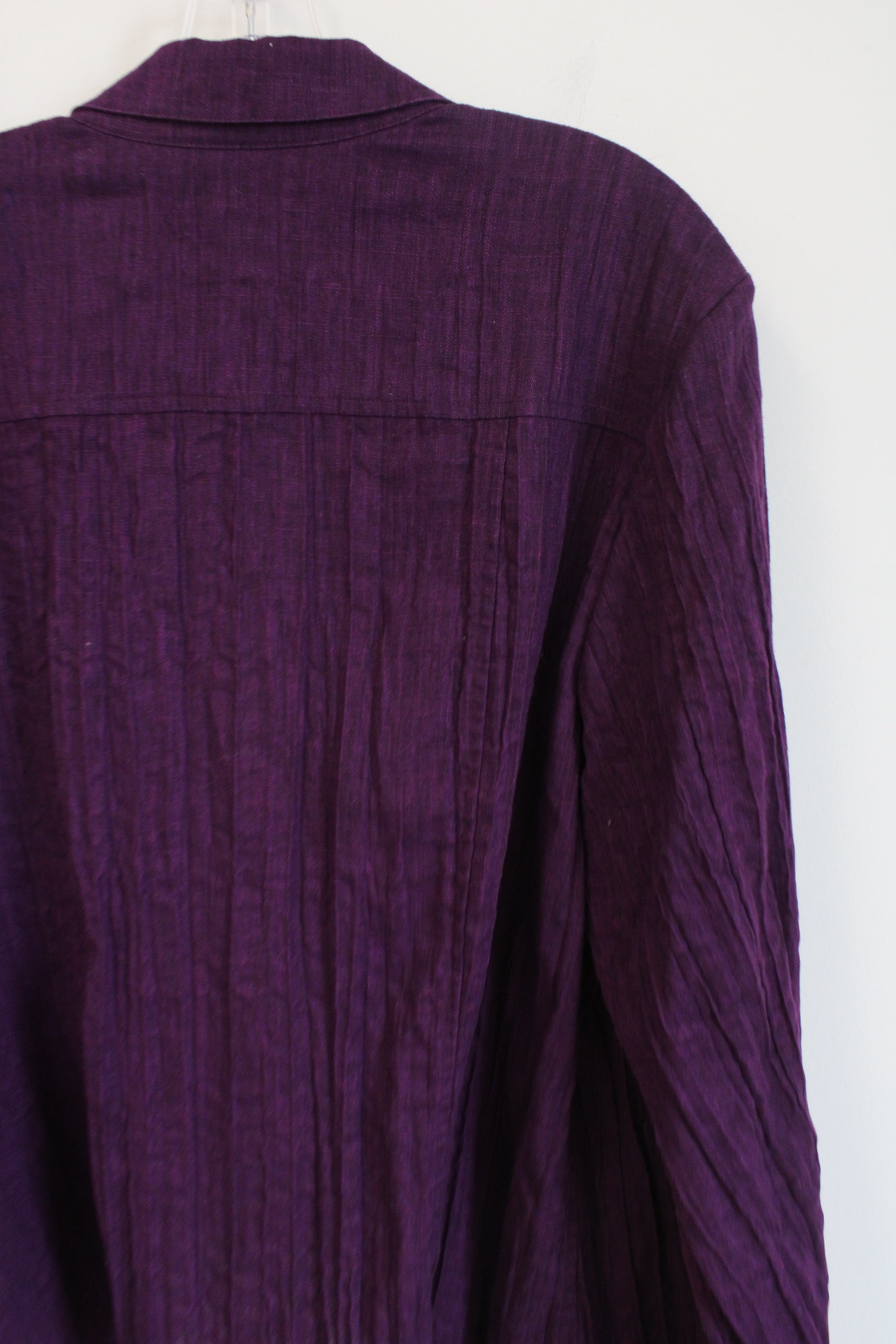 Coldwater Creek Purple Lightweight Cardigan | XL (18)