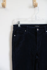 Well Worn Navy Velour Pants | 4/27