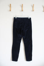 Well Worn Navy Velour Pants | 4/27