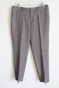 Banana Republic Slim Fit Wool Brown Pant | 34X30