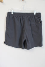 Gray Athletic Shorts | L