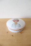 Alice Clouser Hand Painted Woman Trinket Dish
