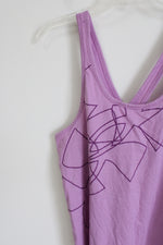 Under Armour HeatGear Purple Logo Tank | M