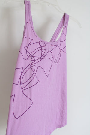 Under Armour HeatGear Purple Logo Tank | M