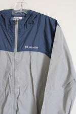 Colombia Blue & Gray Lightweight Jacket | Youth L (14/16)