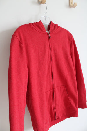 Cat & Jack Red Fleece Lined Jacket | Youth XL (16)