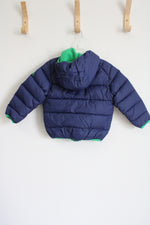 Snozu Blue & Green Winter Coat | 3T