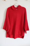 Old Navy Red Hooded Sweater | L