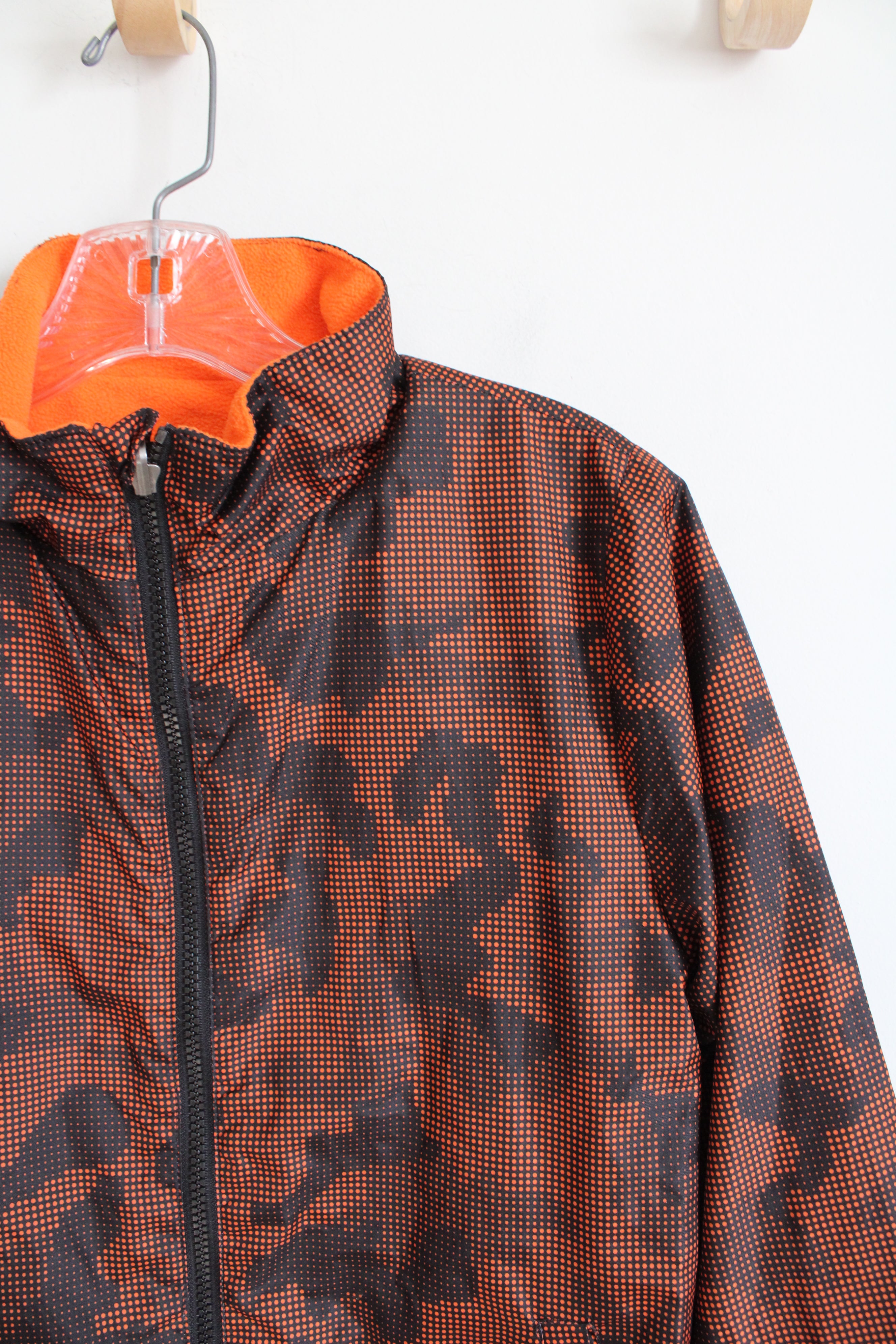 Swiss Tech Orange & Black Fleece Lined Jacket | Youth 10/12 (L)