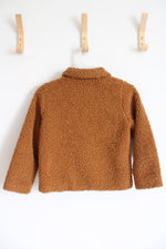 Wonder Nation Brown Fuzzy Jacket | Youth S (6)