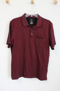 George Red & Black Patterned Polo Shirt | M (38-40)